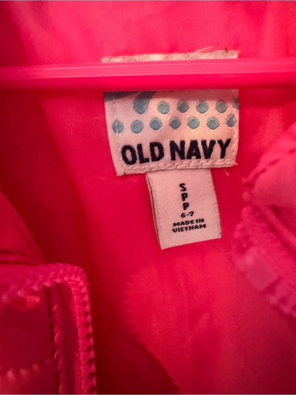 Old Navy Kids Hot Pink Quilted Puffer Jacket